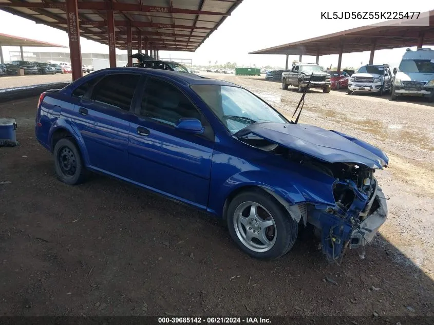 2005 Suzuki Forenza S VIN: KL5JD56Z55K225477 Lot: 39685142