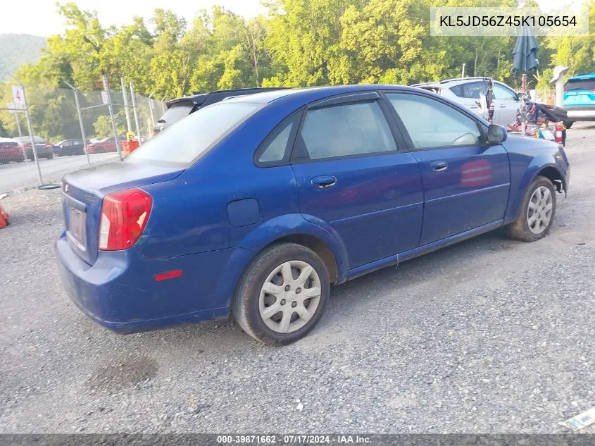 KL5JD56Z45K105654 2005 Suzuki Forenza S