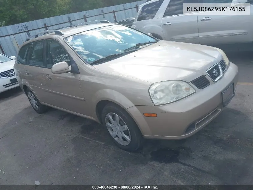 2005 Suzuki Forenza S VIN: KL5JD86Z95K176155 Lot: 40046238