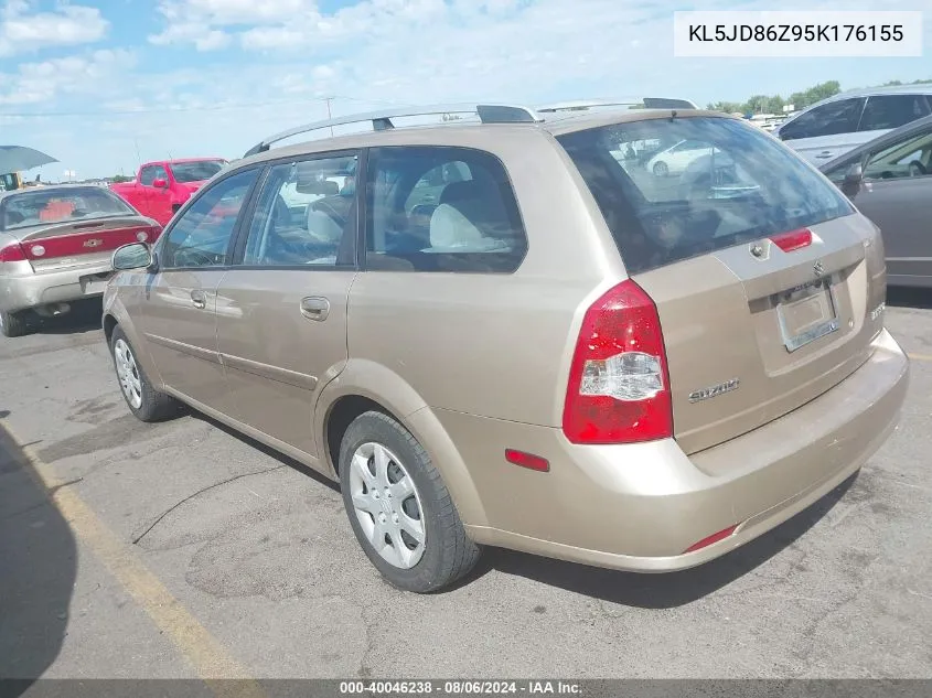 2005 Suzuki Forenza S VIN: KL5JD86Z95K176155 Lot: 40046238