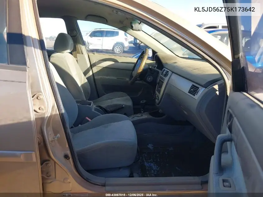 KL5JD56Z75K173642 2005 Suzuki Forenza S