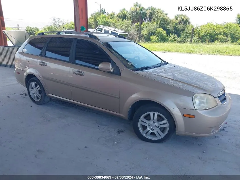 2006 Suzuki Forenza Premium VIN: KL5JJ86Z06K298865 Lot: 39834069