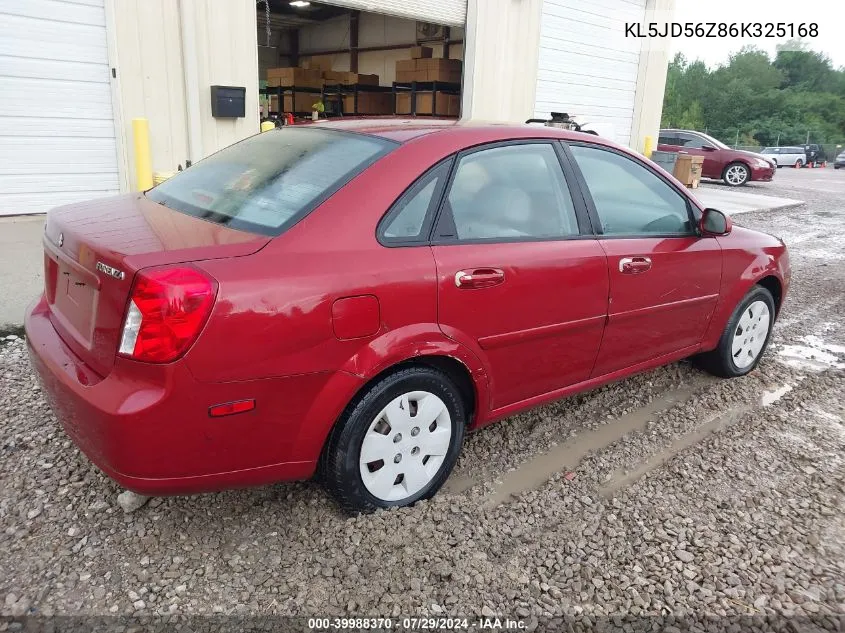 KL5JD56Z86K325168 2006 Suzuki Forenza