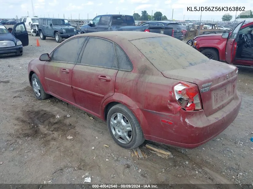 KL5JD56Z56K363862 2006 Suzuki Forenza