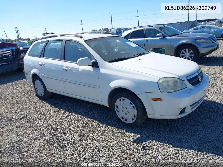 2006 Suzuki Forenza VIN: KL5JD86Z26K329749 Lot: 40402815