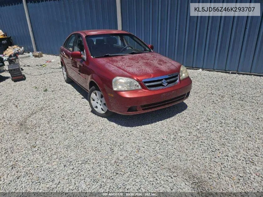 2006 Suzuki Forenza VIN: KL5JD56Z46K293707 Lot: 40455170