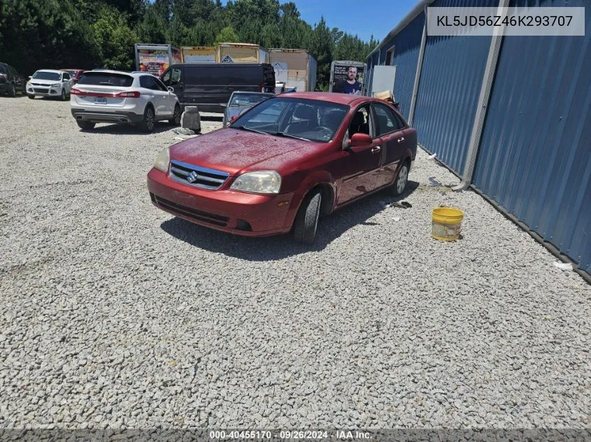 2006 Suzuki Forenza VIN: KL5JD56Z46K293707 Lot: 40455170