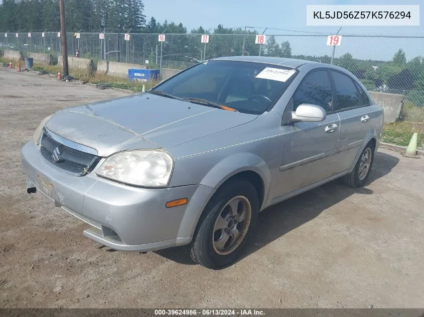 KL5JD56Z57K576294 2007 Suzuki Forenza Convenience