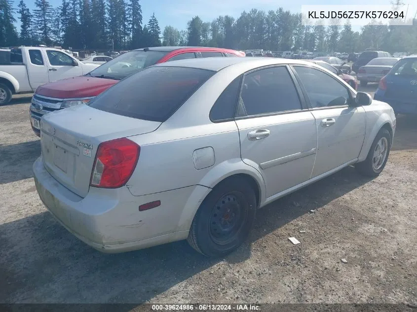 KL5JD56Z57K576294 2007 Suzuki Forenza Convenience