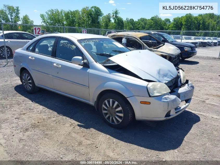 KL5JD56Z28K754776 2008 Suzuki Forenza Convenience/Popular