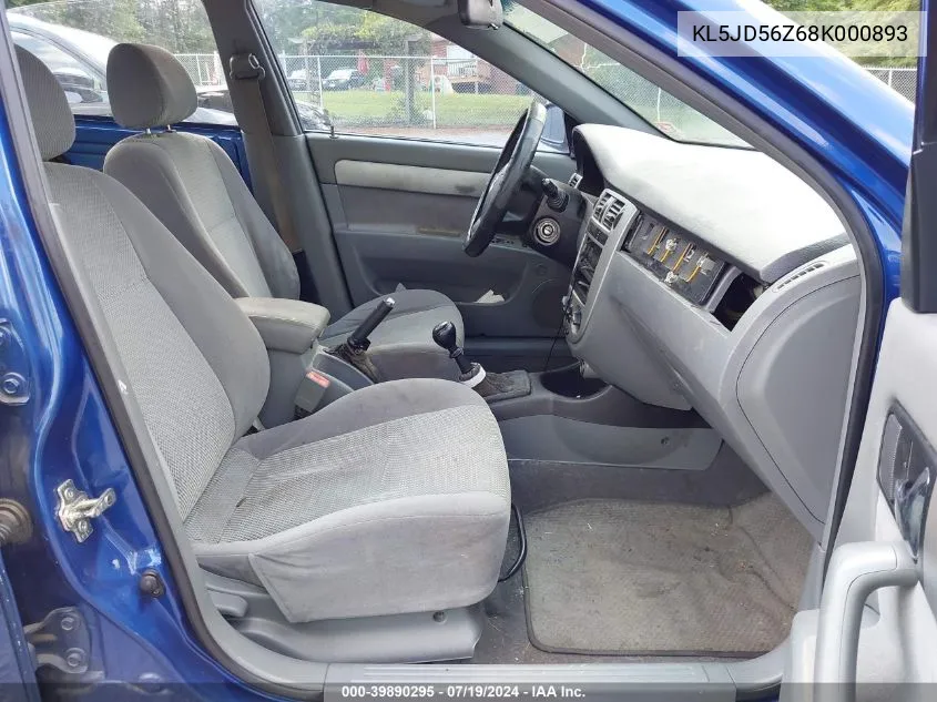 KL5JD56Z68K000893 2008 Suzuki Forenza Convenience/Popular