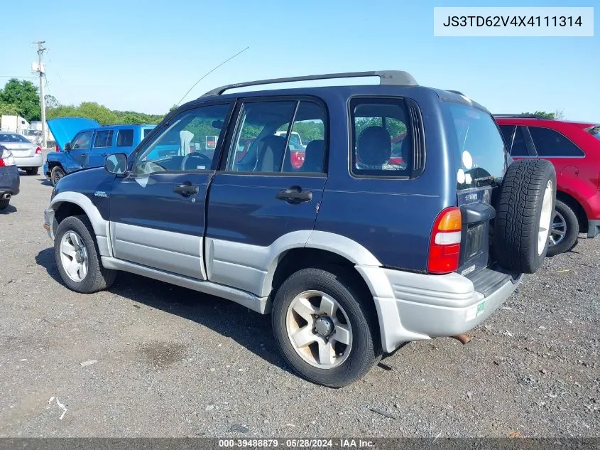 1999 Suzuki Grand Vitara Jx/Jlx VIN: JS3TD62V4X4111314 Lot: 39488879