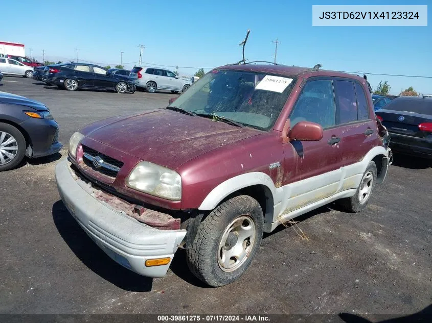 1999 Suzuki Grand Vitara Jx/Jlx VIN: JS3TD62V1X4123324 Lot: 39861275