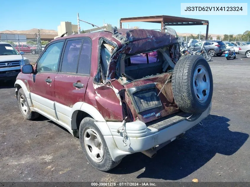 1999 Suzuki Grand Vitara Jx/Jlx VIN: JS3TD62V1X4123324 Lot: 39861275