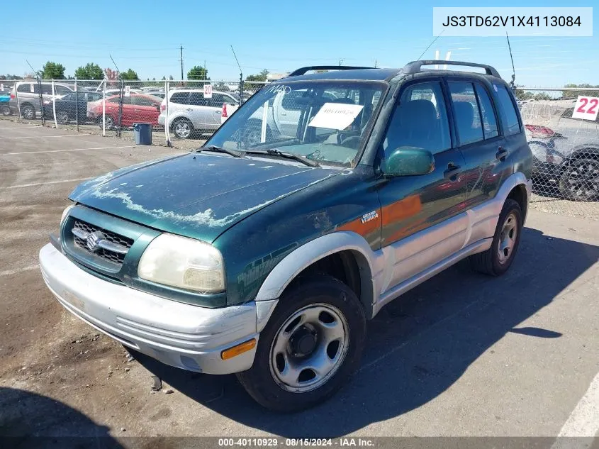 1999 Suzuki Grand Vitara Jlx/Jlx+ VIN: JS3TD62V1X4113084 Lot: 40110929