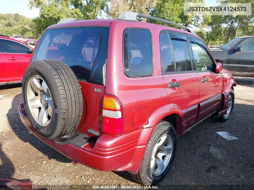 1999 Suzuki Grand Vitara Jx/Jlx VIN: JS3TD62V5X4124573 Lot: 40253591