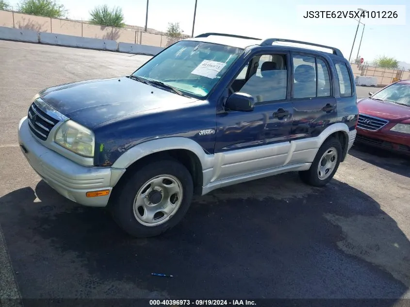 1999 Suzuki Grand Vitara Js/Js+ VIN: JS3TE62V5X4101226 Lot: 40396973