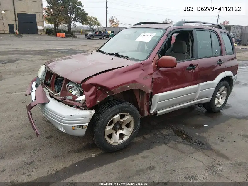 JS3TD62V9Y4112122 2000 Suzuki Grand Vitara Jlx/Jlx+/Limited