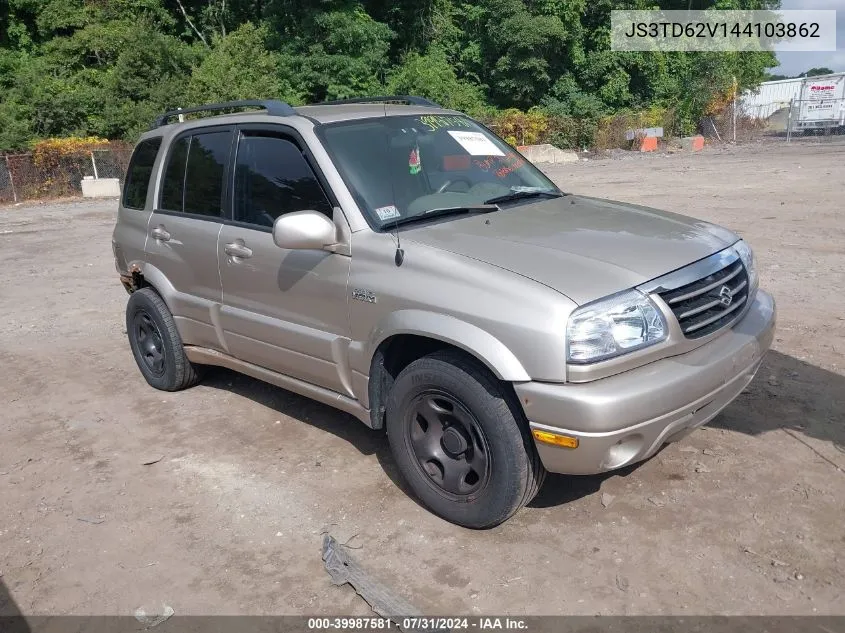 2004 Suzuki Grand Vitara Ex/Lx VIN: JS3TD62V144103862 Lot: 39987581