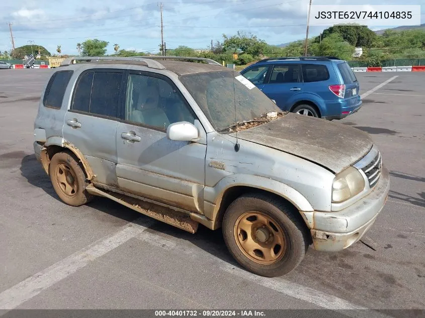 2004 Suzuki Grand Vitara Ex/Lx VIN: JS3TE62V744104835 Lot: 40401732