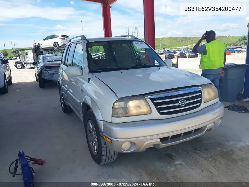 2005 Suzuki Grand Vitara Ex/Lx VIN: JS3TE62V354200477 Lot: 39979003