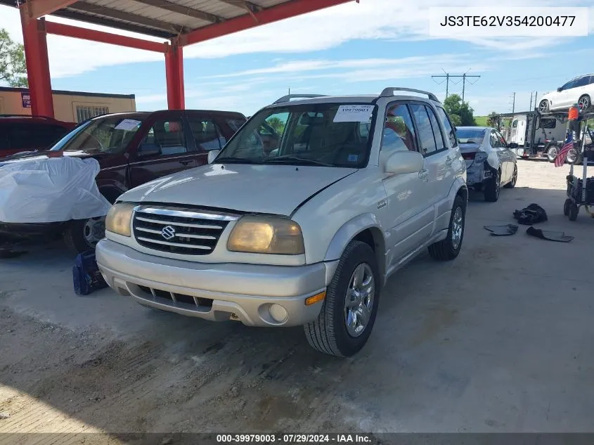 2005 Suzuki Grand Vitara Ex/Lx VIN: JS3TE62V354200477 Lot: 39979003