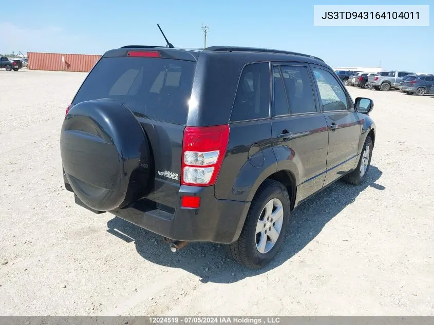 2006 Suzuki Grand Vitara Premium VIN: JS3TD943164104011 Lot: 12024519