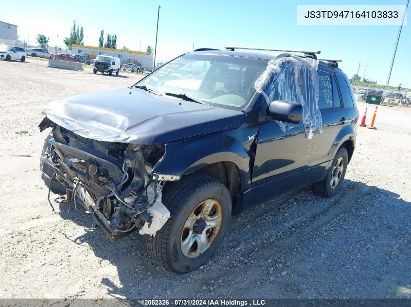 2006 Suzuki Grand Vitara Luxury VIN: JS3TD947164103833 Lot: 12052326