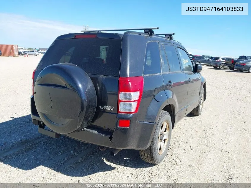 2006 Suzuki Grand Vitara Luxury VIN: JS3TD947164103833 Lot: 12052326