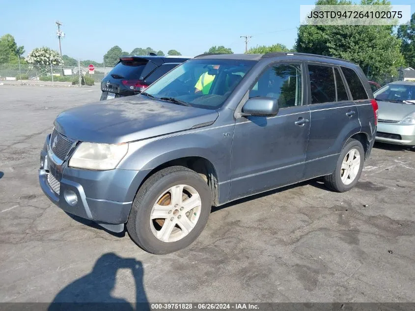 JS3TD947264102075 2006 Suzuki Grand Vitara Luxury