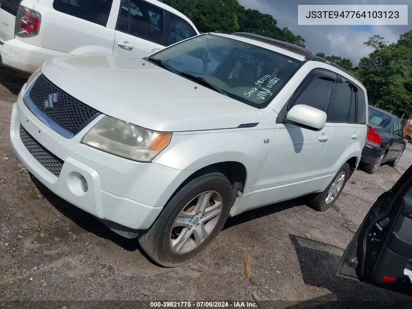 2006 Suzuki Grand Vitara Luxury VIN: JS3TE947764103123 Lot: 39821775