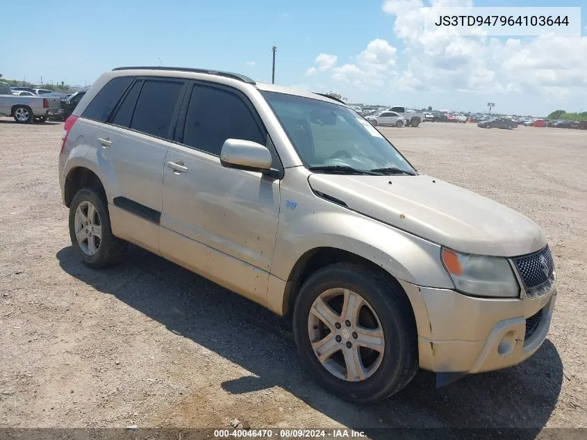 2006 Suzuki Grand Vitara Luxury VIN: JS3TD947964103644 Lot: 40046470