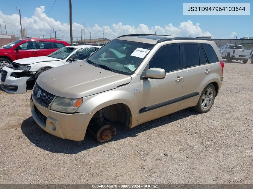 JS3TD947964103644 2006 Suzuki Grand Vitara Luxury