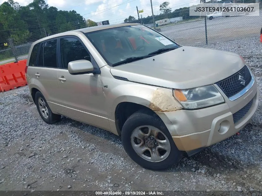 2006 Suzuki Grand Vitara VIN: JS3TE941264103607 Lot: 40303450