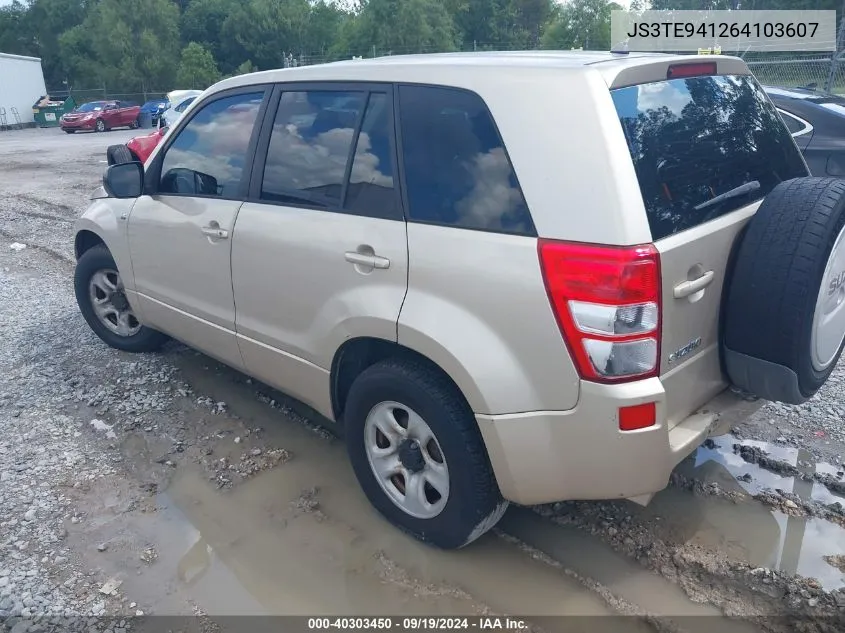 2006 Suzuki Grand Vitara VIN: JS3TE941264103607 Lot: 40303450