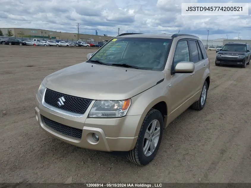 JS3TD945774200521 2007 Suzuki Grand Vitara