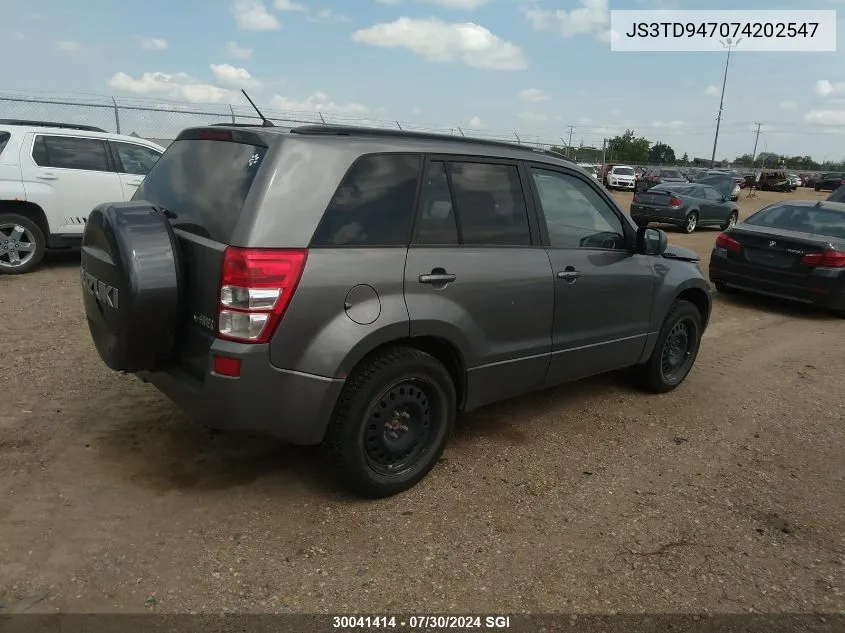 JS3TD947074202547 2007 Suzuki Grand Vitara Luxury