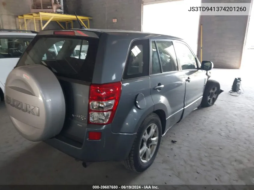 2007 Suzuki Grand Vitara VIN: JS3TD941374201260 Lot: 39687680