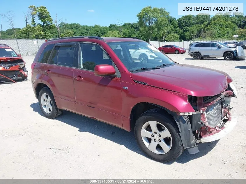 JS3TE944174201278 2007 Suzuki Grand Vitara Xsport