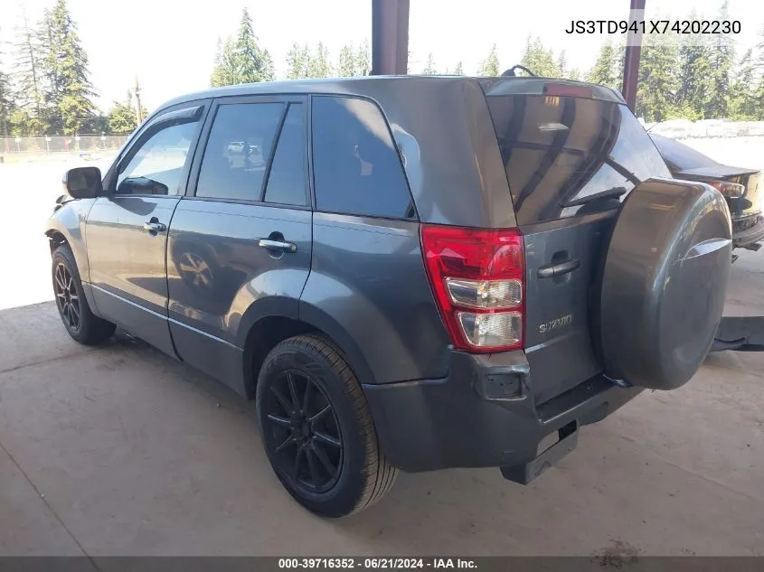 JS3TD941X74202230 2007 Suzuki Grand Vitara