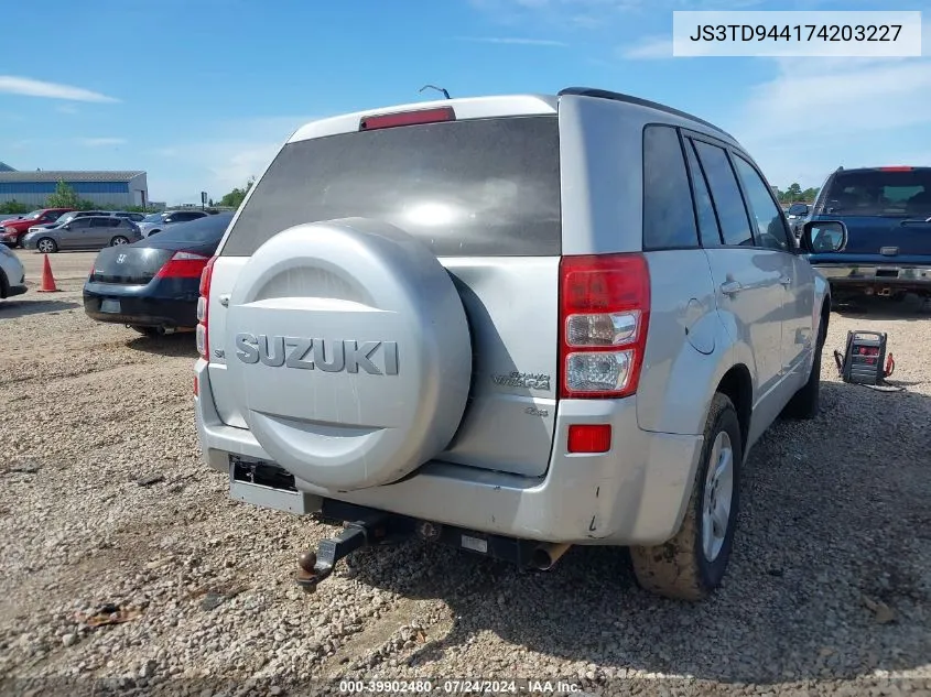 JS3TD944174203227 2007 Suzuki Grand Vitara Xsport