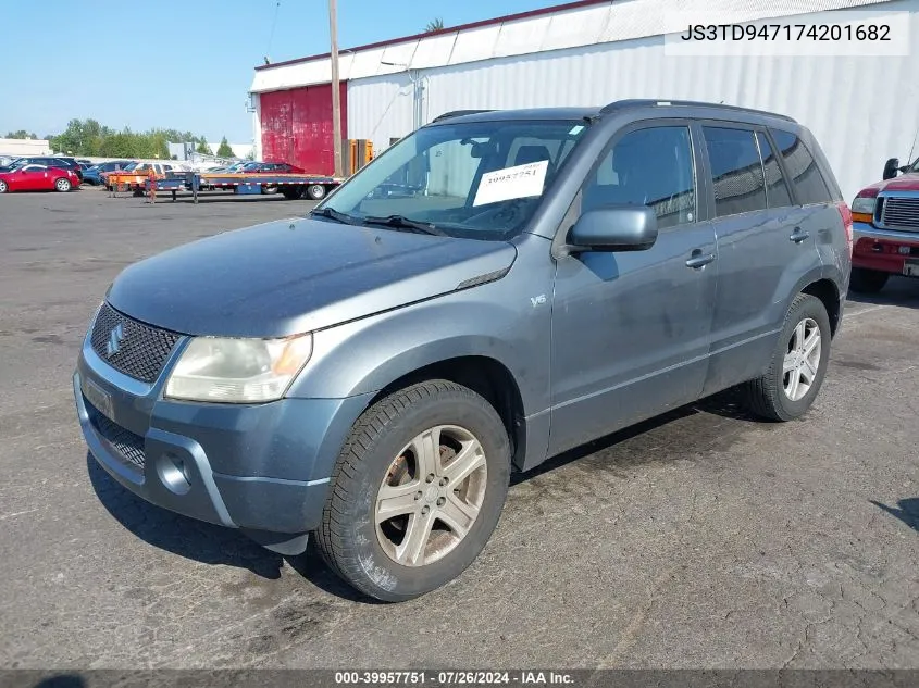 2007 Suzuki Grand Vitara Luxury VIN: JS3TD947174201682 Lot: 39957751