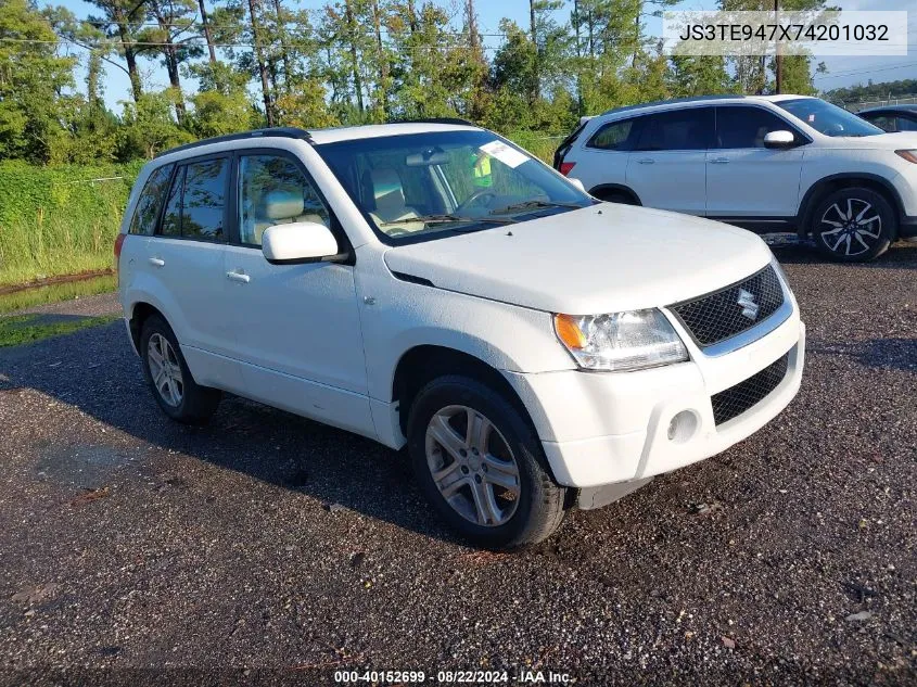 2007 Suzuki Grand Vitara Luxury VIN: JS3TE947X74201032 Lot: 40152699