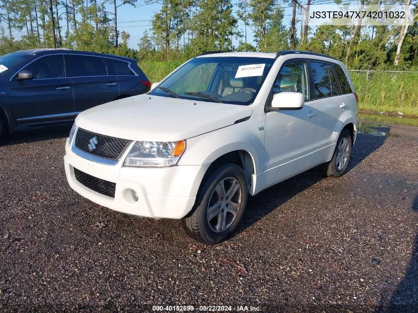 2007 Suzuki Grand Vitara Luxury VIN: JS3TE947X74201032 Lot: 40152699