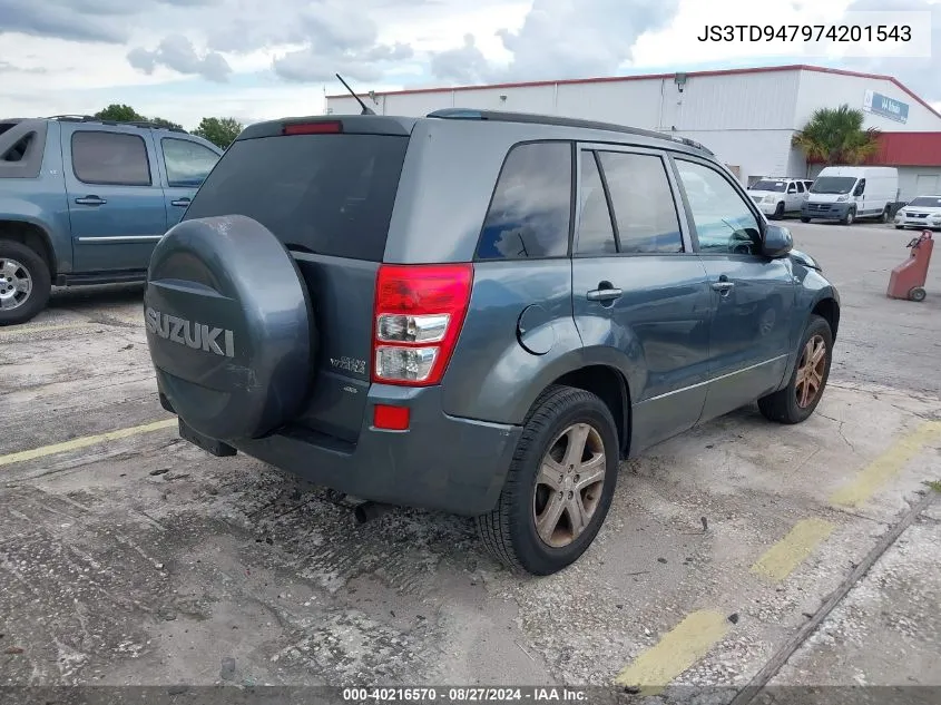 2007 Suzuki Grand Vitara Luxury VIN: JS3TD947974201543 Lot: 40216570