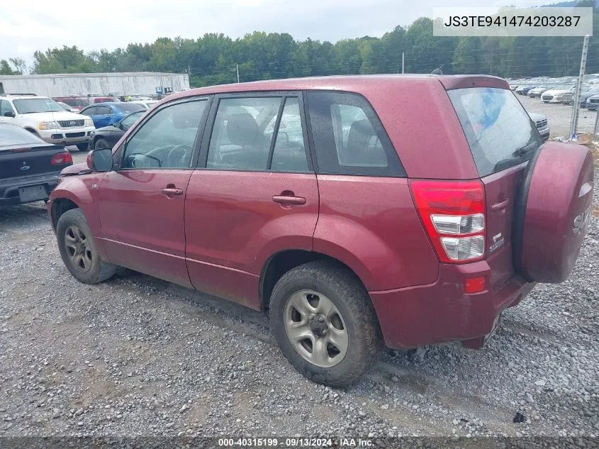 JS3TE941474203287 2007 Suzuki Grand Vitara