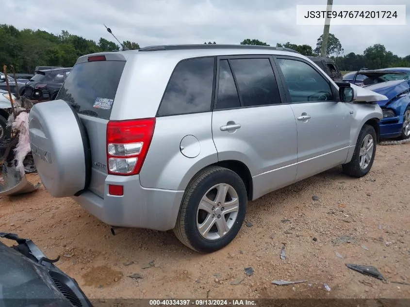 2007 Suzuki Grand Vitara Luxury VIN: JS3TE947674201724 Lot: 40334397