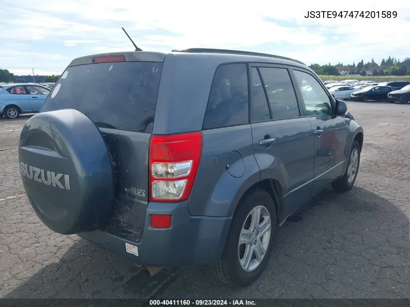 JS3TE947474201589 2007 Suzuki Grand Vitara Luxury