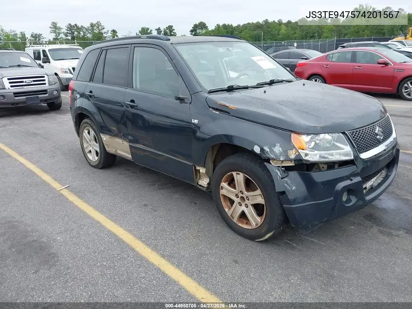 2007 Suzuki Grand Vitara Luxury VIN: JS3TE947574201567 Lot: 44950705