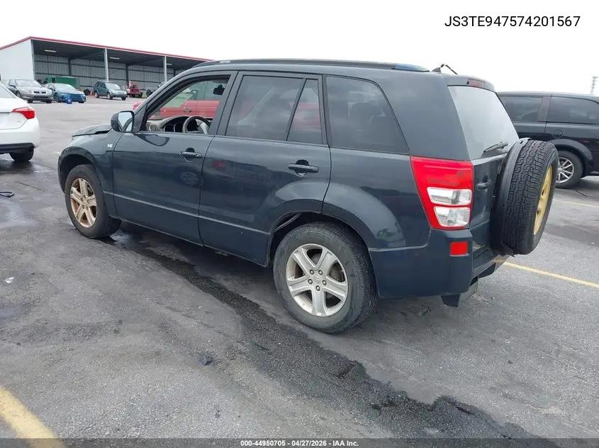2007 Suzuki Grand Vitara Luxury VIN: JS3TE947574201567 Lot: 44950705